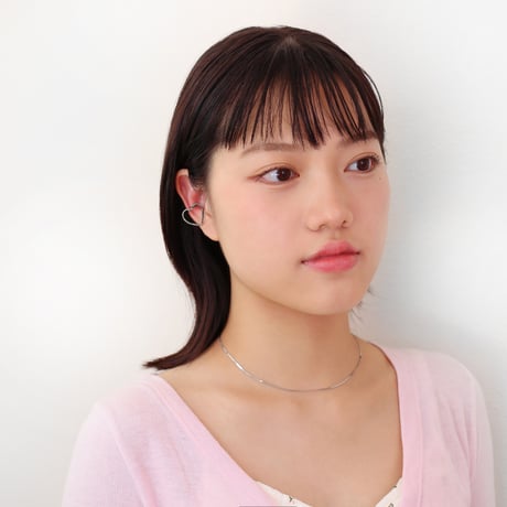 flame heart ear cuff