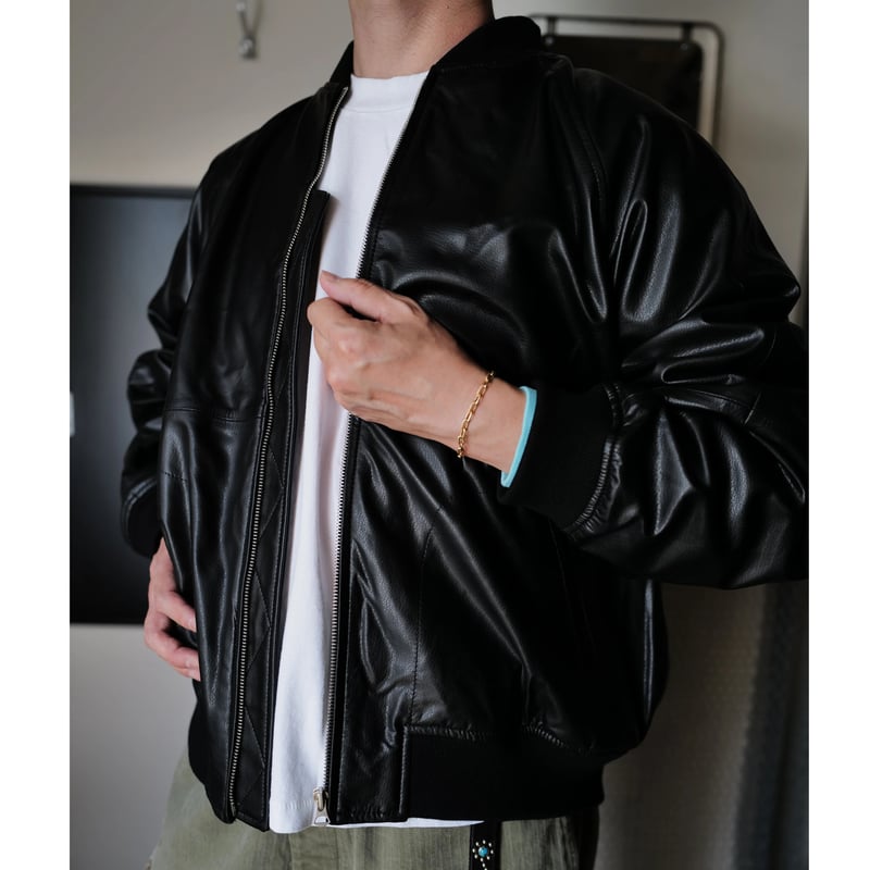 Lamb Leather MA-1 | anytee