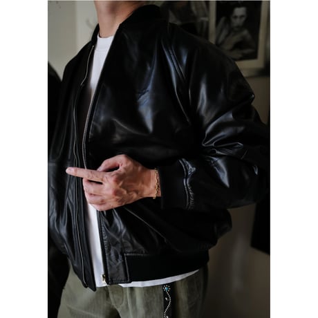 9月12日発売 Lamb Leather MA-1