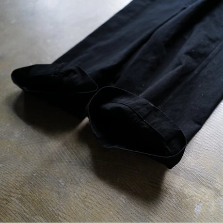 [anytee classics] Military Wide Trousers_Super Black