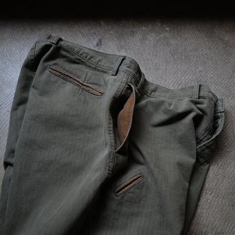 [anytee classics] Military Wide Trousers_Faded Olive