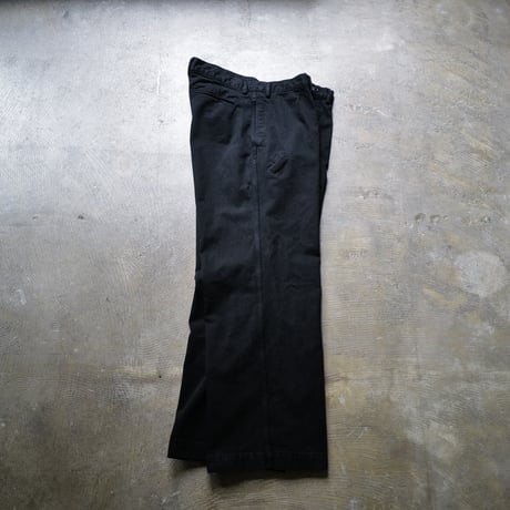 [anytee classics] Military Wide Trousers_Super Black