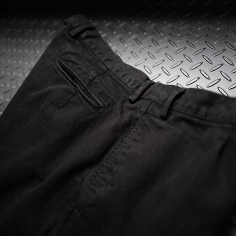 [anytee classics] Military Wide Trousers_Super Black