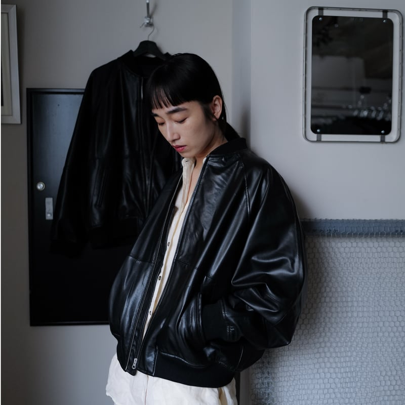 Lamb Leather MA-1 | anytee