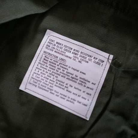 ［XL-Regular］USARMY Jungle Fatigue Jacket 5th “Two-Tone Detail”_deadstock