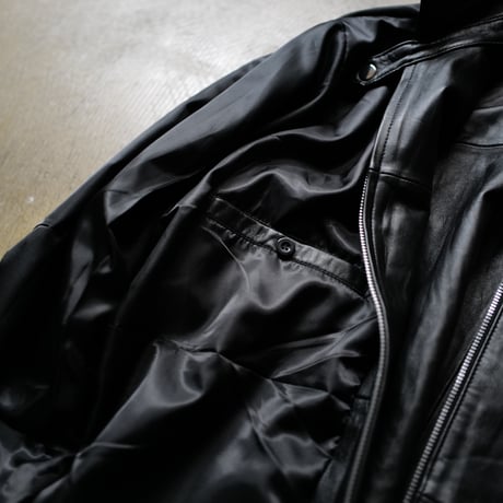 Lamb Leather Patchwork Jacket