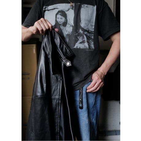 Lamb Leather Patchwork Jacket