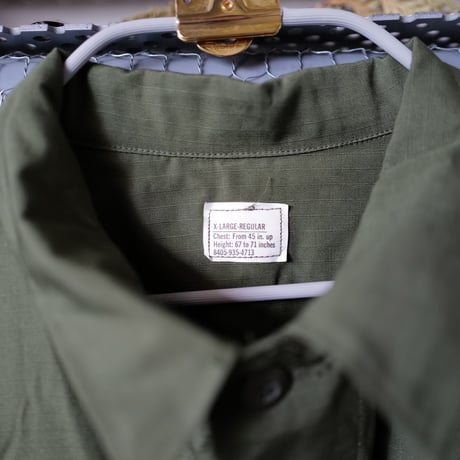 ［XL-Regular］USARMY Jungle Fatigue Jacket 5th “Two-Tone Detail”_deadstock