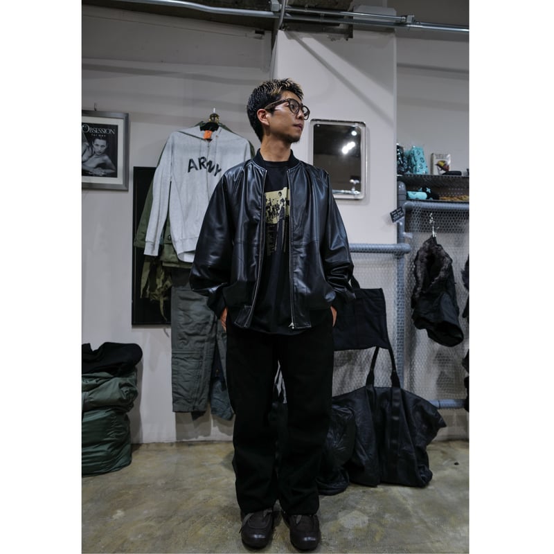 Lamb Leather MA-1 | anytee