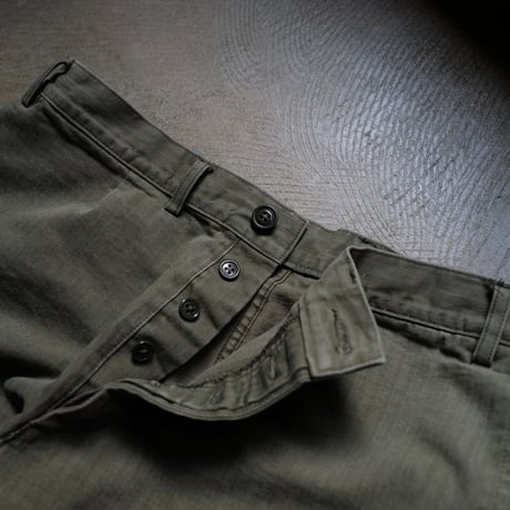 [anytee classics] Military Wide Trousers_Faded Olive