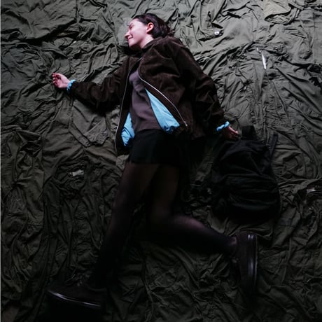［10月31日発送再販分］Suede Jacket with Turquoise Lining