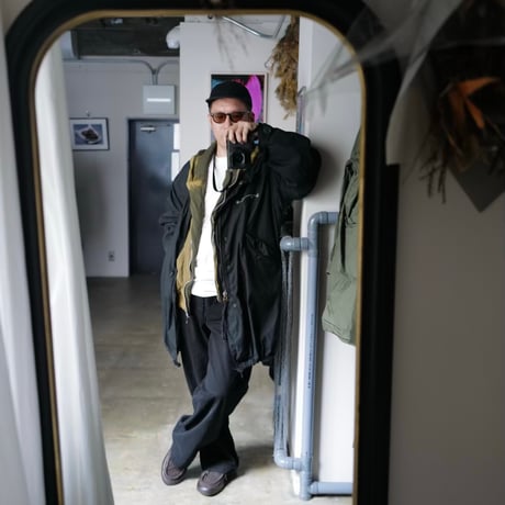 [anytee classics] Military Wide Trousers_Super Black