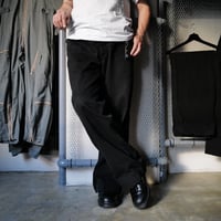 [anytee classics] Military Wide Trousers_Super Black