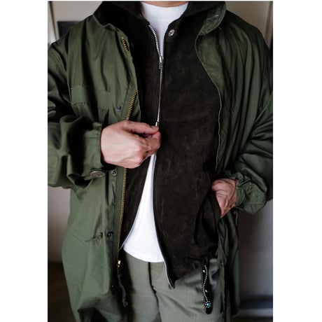 9月12日発売 Suede Jacket with Mint Blue Lining
