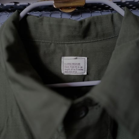 ［XL-Regular］USARMY Jungle Fatigue Jacket 5th “Two-Tone Detail”_deadstock