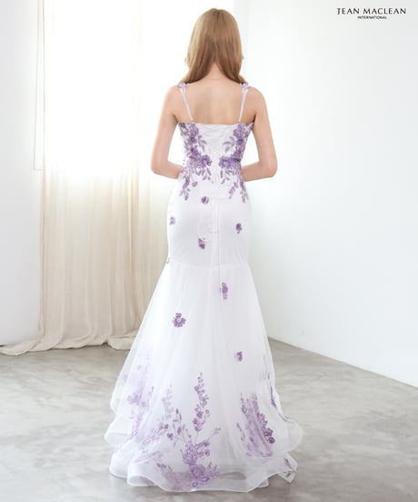 【JEAN MACLEAN】ネット/レース刺繡/マーメイド/LongDress【61295】