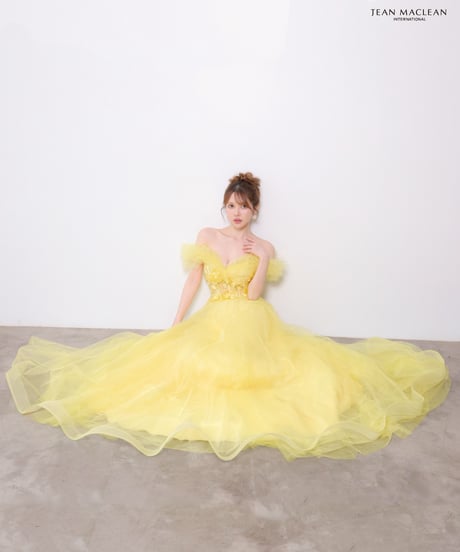 【JEAN MACLEAN】オフショル/フリル/プリンセス/LongDress【61323】