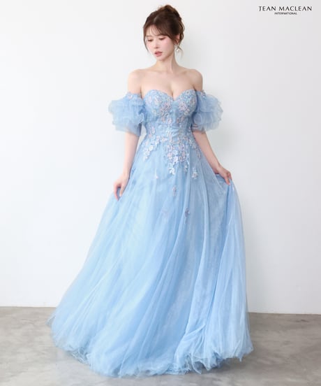 【JEAN MACLEAN】ネット/スリーブ付き/プリンセス/LongDress【61297】