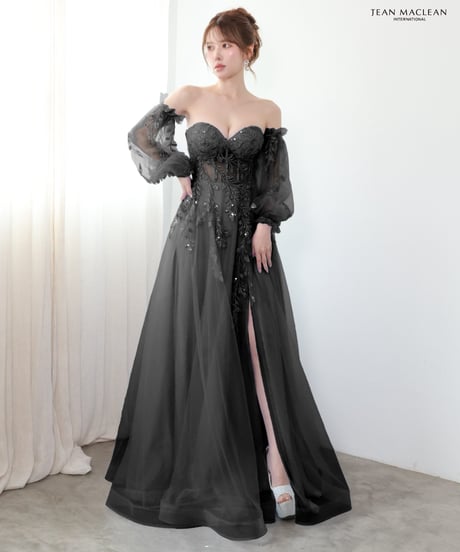 【JEAN MACLEAN】ネット/スリーブ付き/プリンセス/LongDress【61296】
