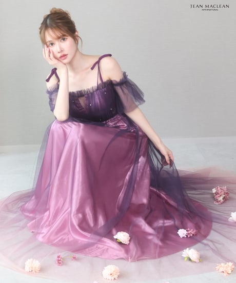 【JEAN MACLEAN】グラデーションネット/LongDress【61233】