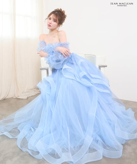 【JEAN MACLEAN】ベア/ロングスリーブ付き/プリンセス/LongDress【61324】