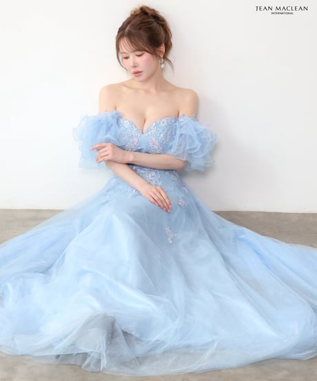 【JEAN MACLEAN】ネット/スリーブ付き/プリンセス/LongDress【61297】