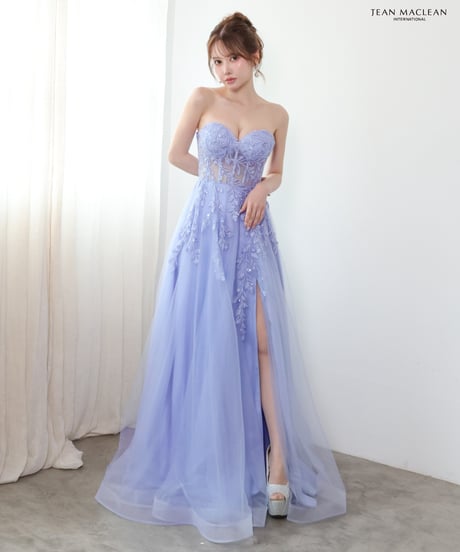 【JEAN MACLEAN】ネット/スリーブ付き/プリンセス/LongDress【61296】