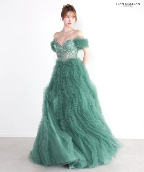 【JEAN MACLEAN】ネット/オフショル/プリンセス/LongDress【61236】