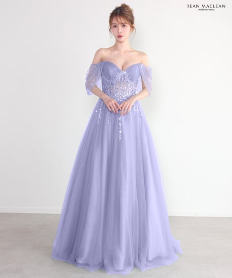 【JEAN MACLEAN】ネット/オフショル/プリンセス/LongDress【61235】