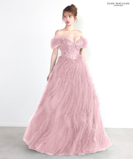 【JEAN MACLEAN】ネット/オフショル/プリンセス/LongDress【61236】