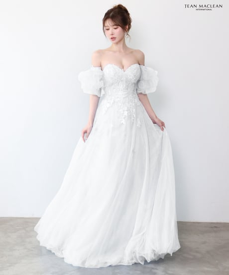 【JEAN MACLEAN】ネット/スリーブ付き/プリンセス/LongDress【61297】