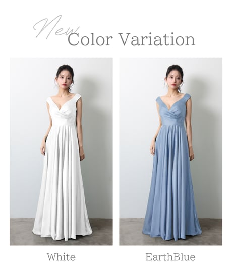 【JEAN MACLEAN】サテン/LongDress【51949-2】