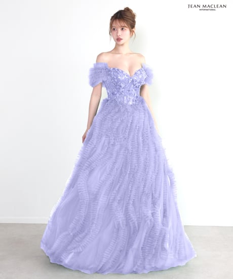 【JEAN MACLEAN】ネット/オフショル/プリンセス/LongDress【61236】