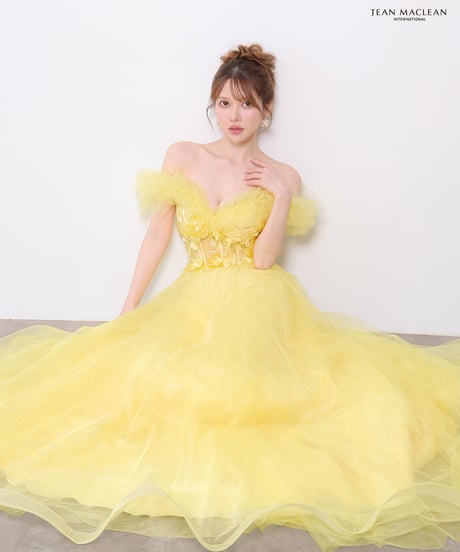 【JEAN MACLEAN】オフショル/フリル/プリンセス/LongDress【61323】