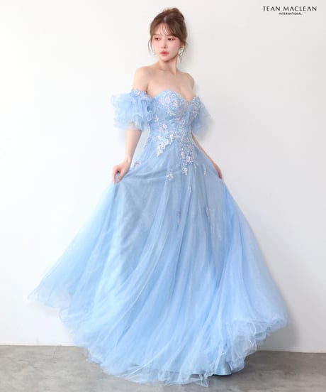 【JEAN MACLEAN】ネット/スリーブ付き/プリンセス/LongDress【61297】