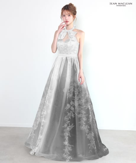 【JEAN MACLEAN】グラデーションオーガンジジープリント/LongDress【61234】