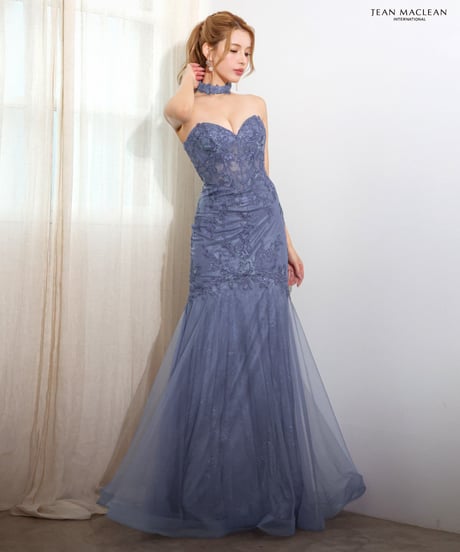 【JEAN MACLEAN】ベア/レース/マーメイド/LongDress【61322】