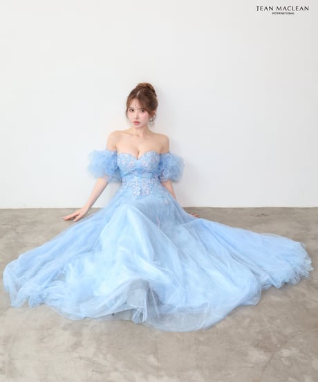 【JEAN MACLEAN】ネット/スリーブ付き/プリンセス/LongDress【61297】
