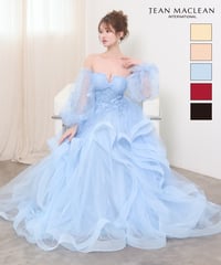 【JEAN MACLEAN】ベア/ロングスリーブ付き/プリンセス/LongDress【61324】