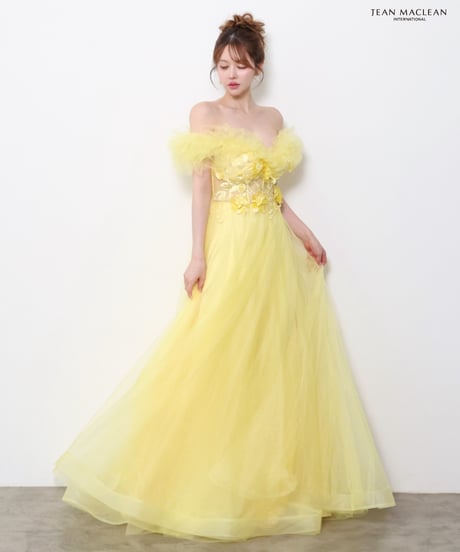 【JEAN MACLEAN】オフショル/フリル/プリンセス/LongDress【61323】
