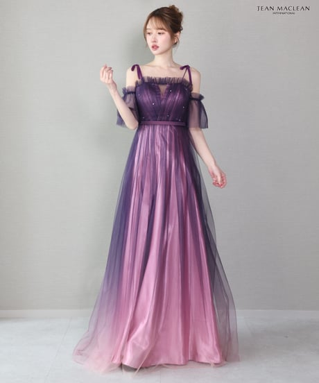 【JEAN MACLEAN】グラデーションネット/LongDress【61233】
