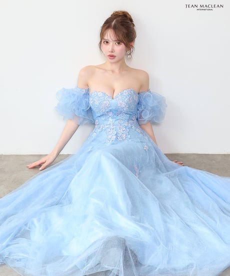 【JEAN MACLEAN】ネット/スリーブ付き/プリンセス/LongDress【61297】