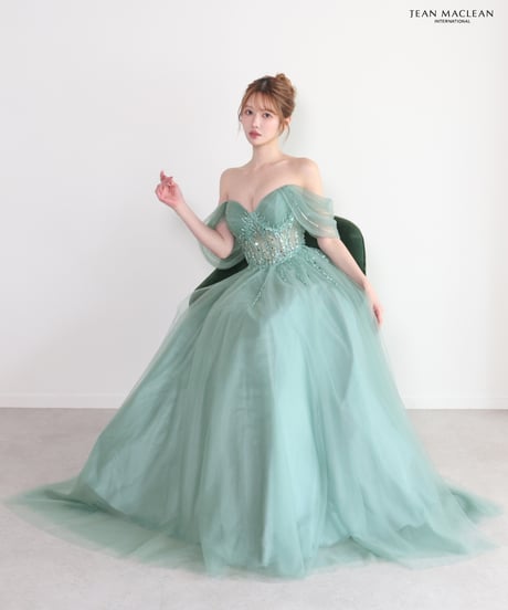 【JEAN MACLEAN】ネット/オフショル/プリンセス/LongDress【61235】