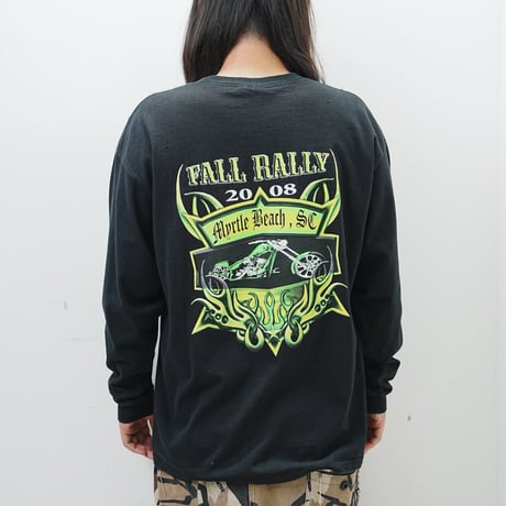 Motorcycle Flame Long Sleeve【XL】00321