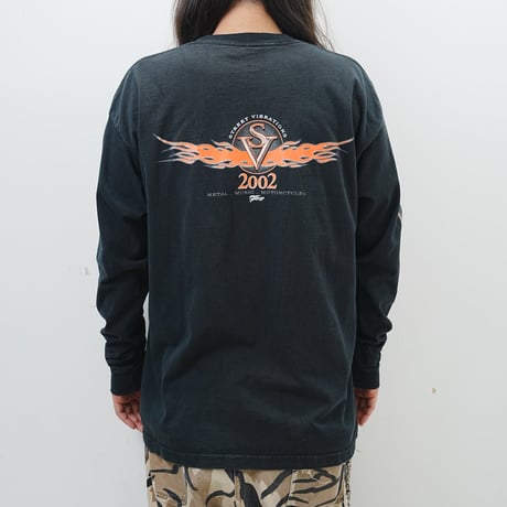 Motorcycle Flame Long Sleeve【XL】00322