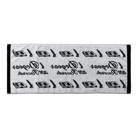 Dogear Jacquard FaceTowel (Black)