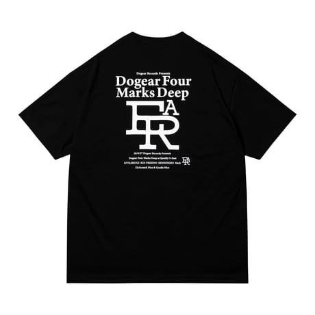 Dogear Four Marks Deep Tee (Black)