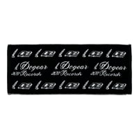 Dogear Jacquard FaceTowel (Black)