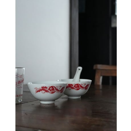 no1309-10-2　台湾の鶴の茶碗
