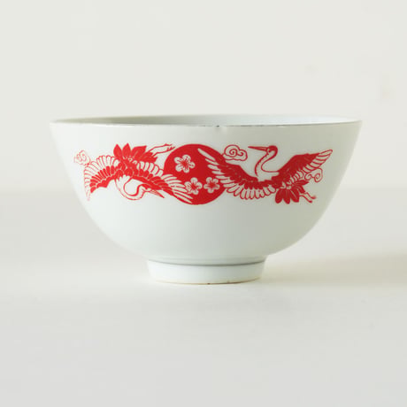 no1309-10-1　台湾の鶴の茶碗